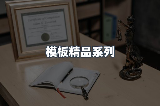 模板精品系列